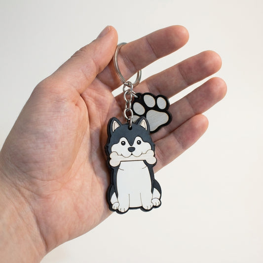Llavero mascota Husky