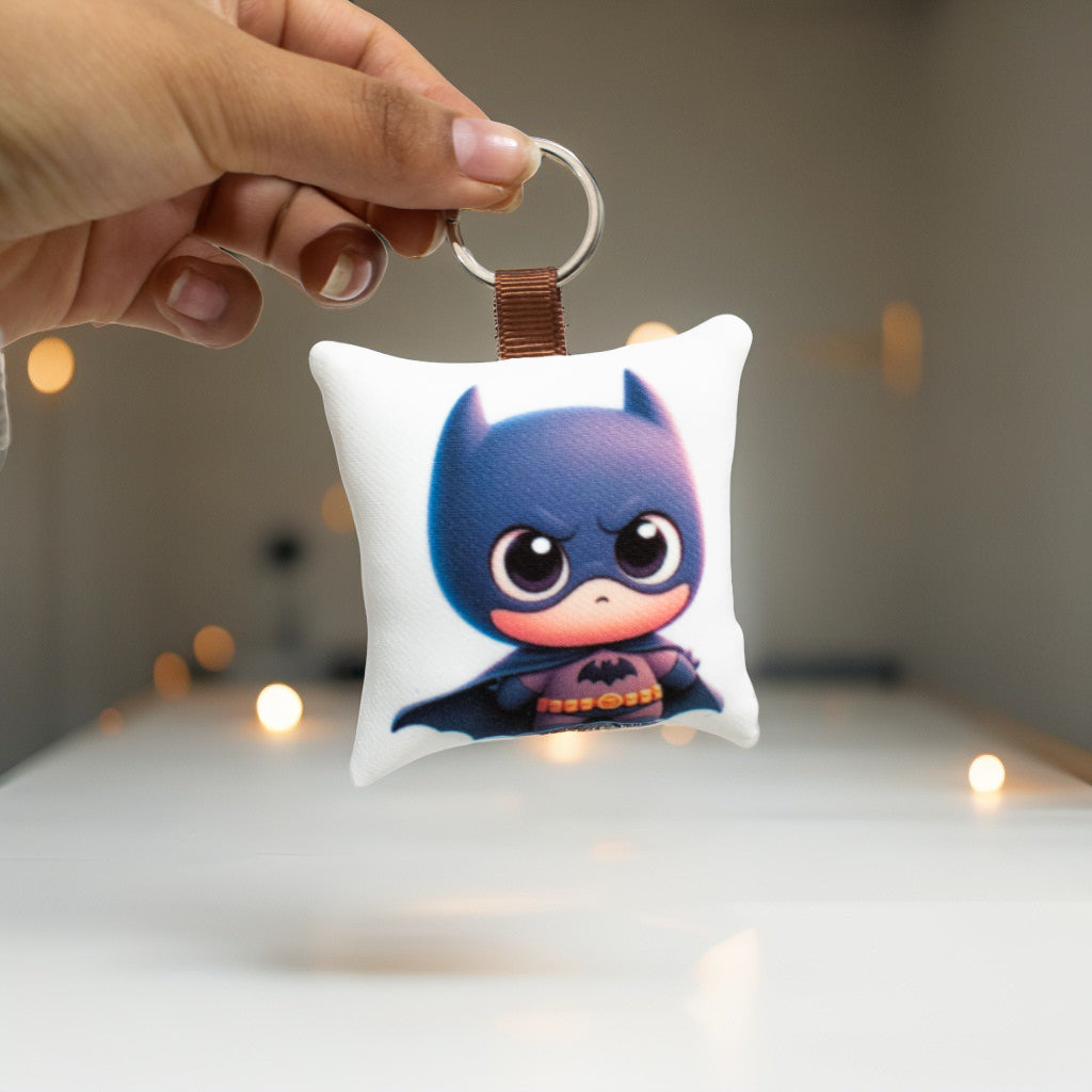 Llavero Almohadita Batman "Enojado" Kawaii