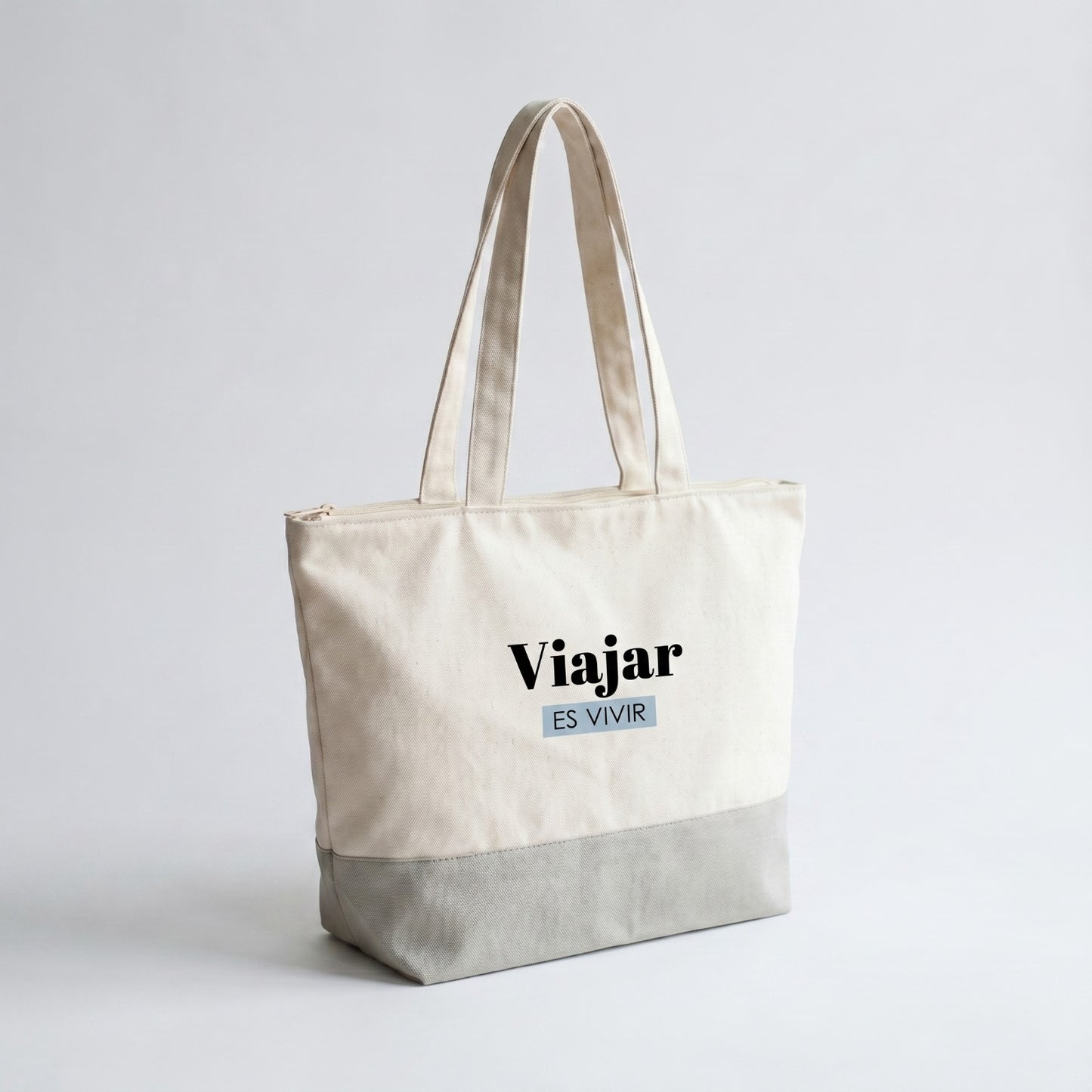Totebag Alpino Viajar es vivir