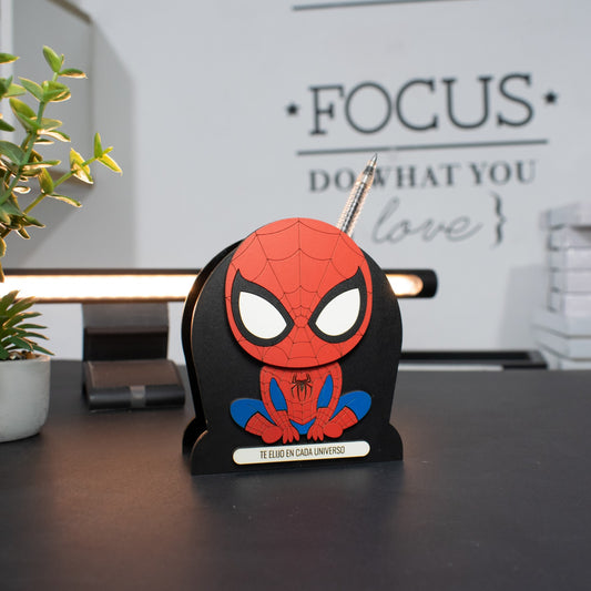 Porta lapicero 3D spiderman