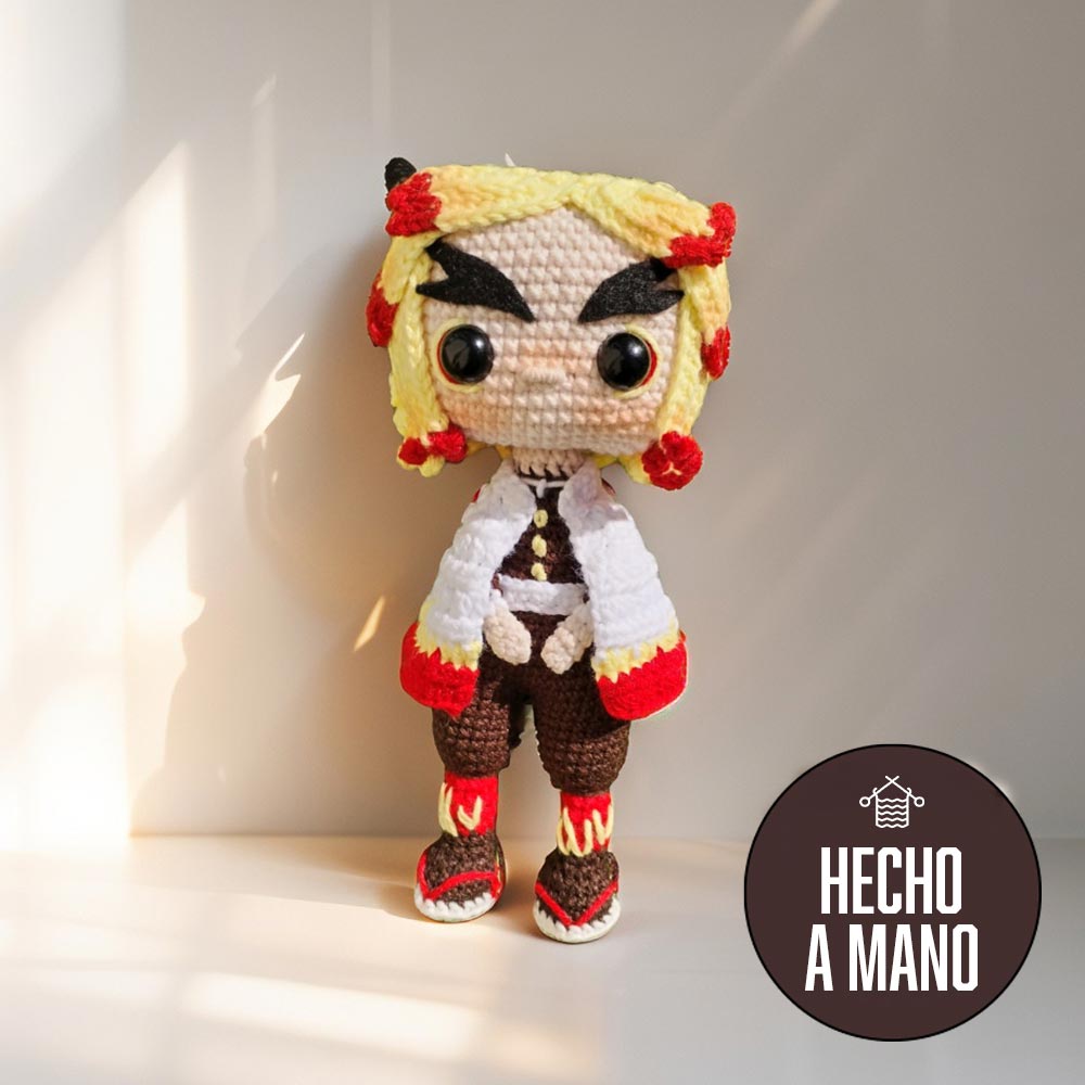 Amigurumi tejido a mano Rengoku
