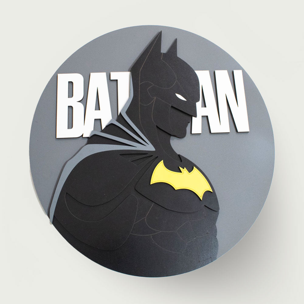 Cuadro Personalizado de The Batman en MDF - Elegancia y Misterio para un regalo