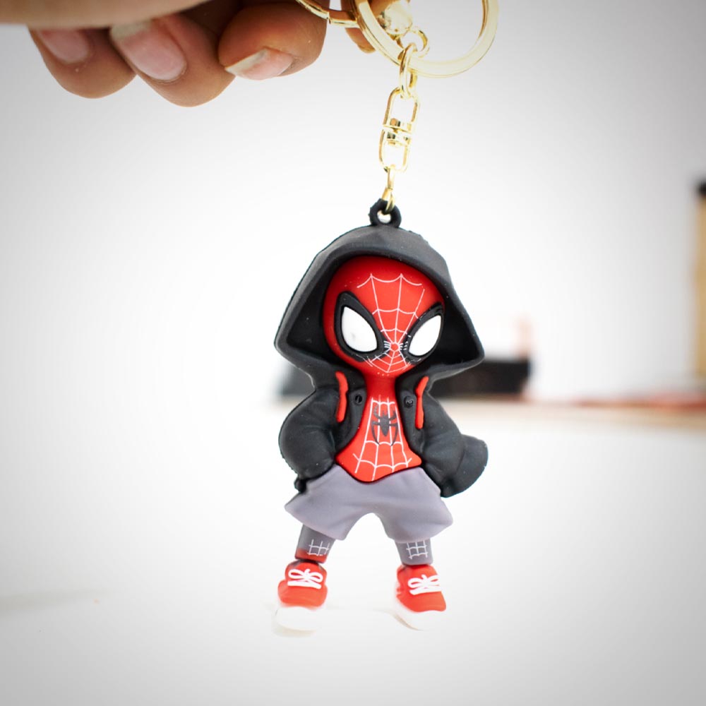 Llavero de Goma Spiderman Miles Morales