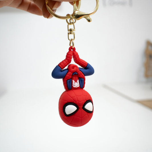 Llavero de Goma "Trepamuros Clásico" - Figura de Héroe Arácnido