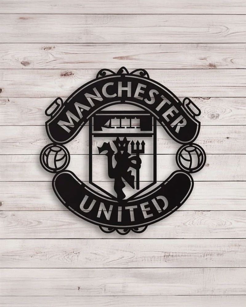 Cuadro Decorativo MDF Manchester United – Diseño Exclusivo con Corte Láser