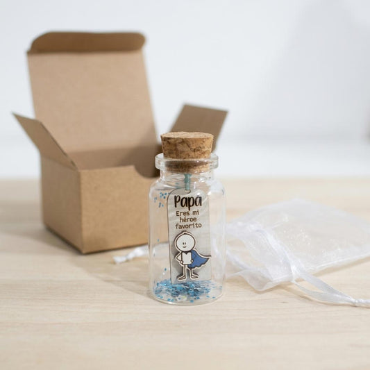 Mini botella para Papá héroe