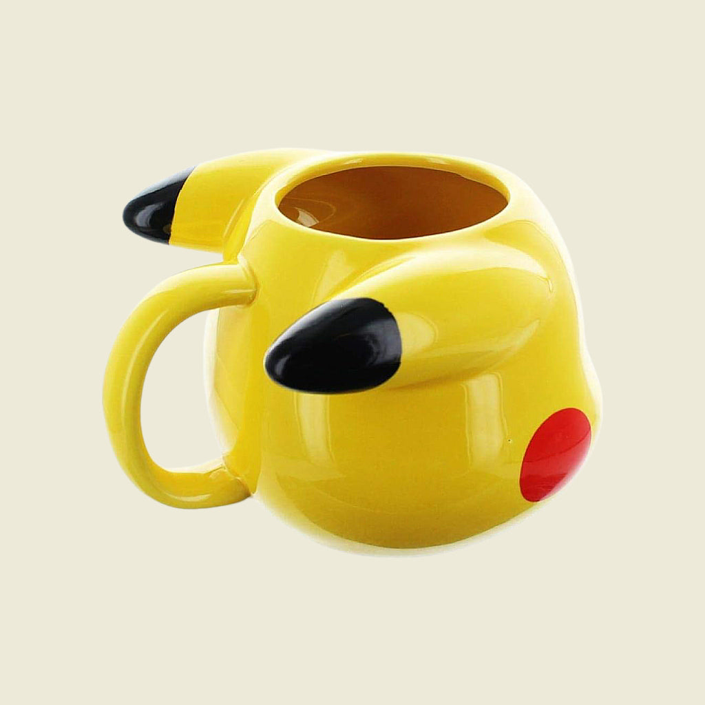 Taza 3D de Pika Eléctrico Amarillo