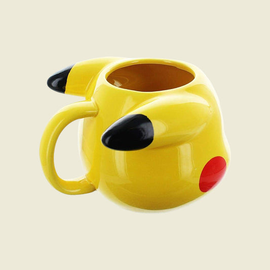Taza 3D de Pika Eléctrico Amarillo