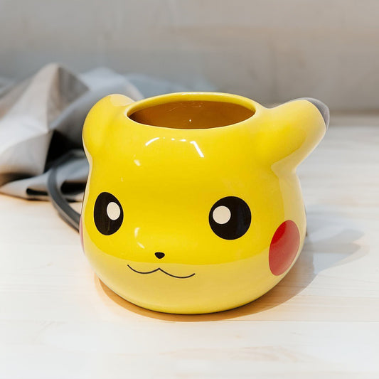 Taza 3D de Pika Eléctrico Amarillo