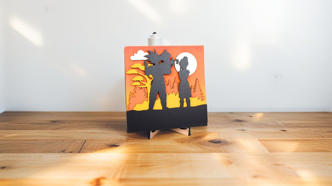 El Regalo Perfecto para Parejas Fans: Un Cuadro de Goku y Milk