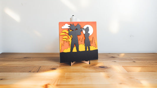 El Regalo Perfecto para Parejas Fans: Un Cuadro de Goku y Milk