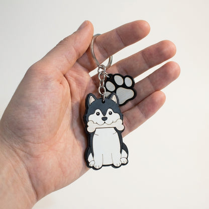 Llavero mascota Husky