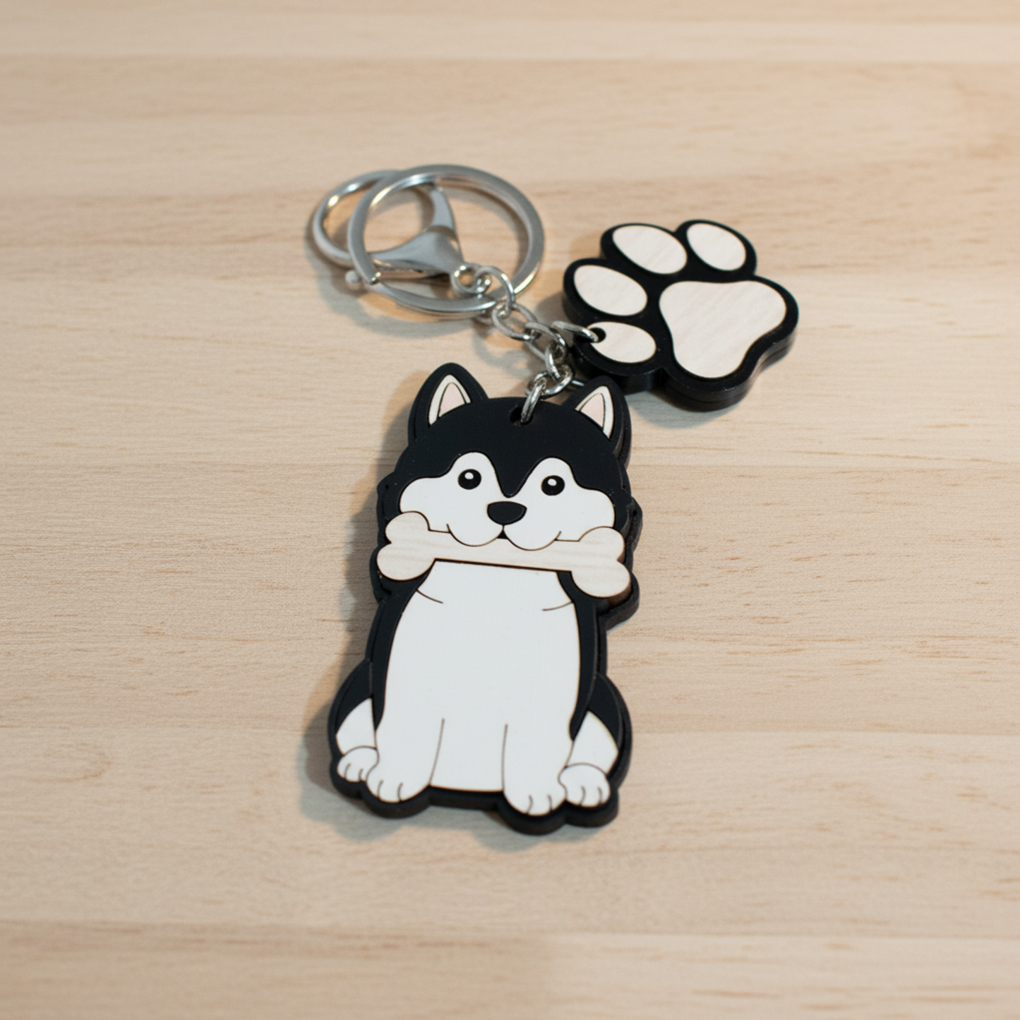 Llavero mascota Husky
