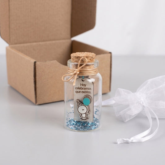 Mini Botellita con Mensaje de Cumpleaños - Regalo Original