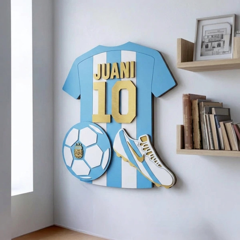 Camiseta Personalizado 40x40cm en relieve 3D