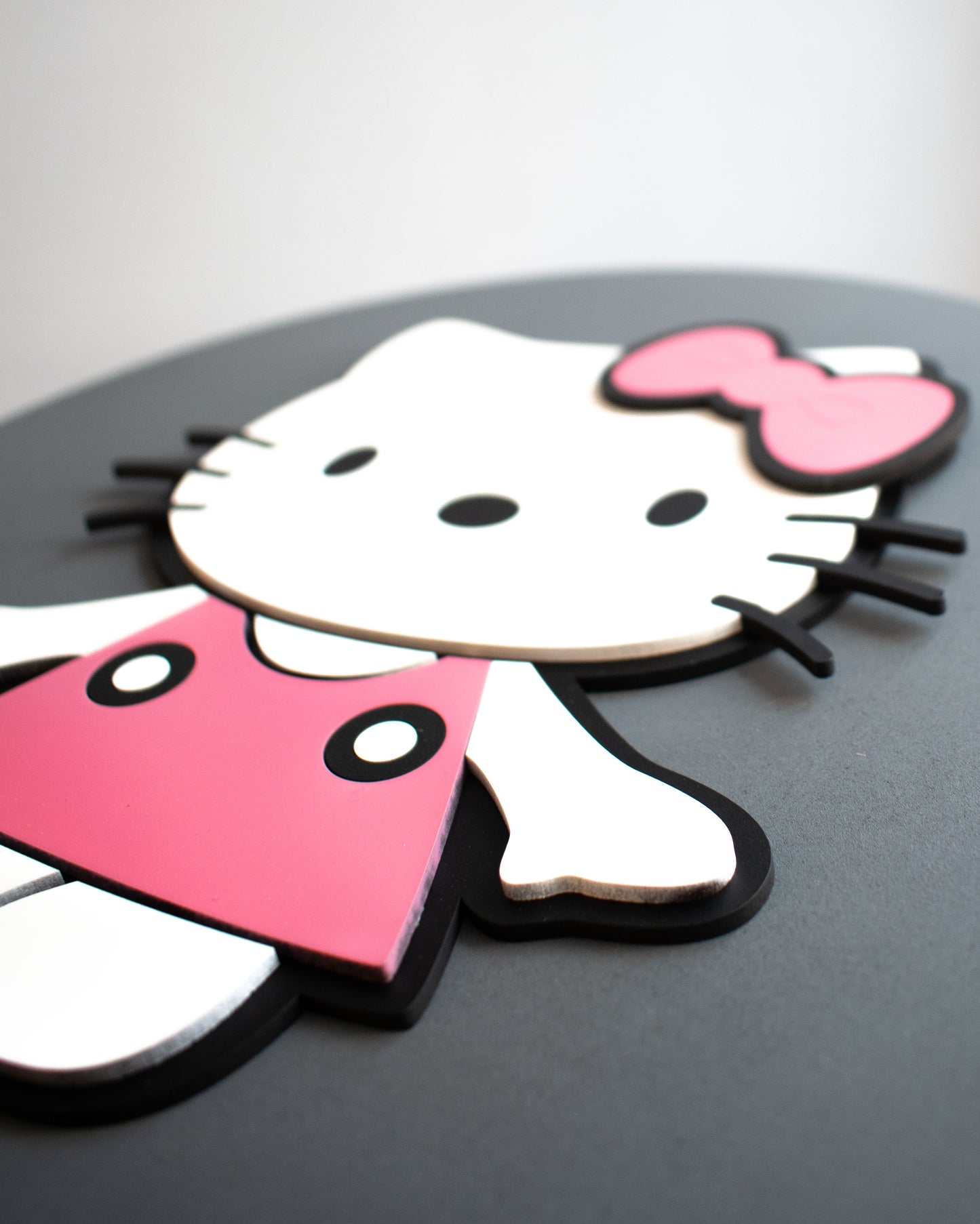 Cuadro Personalizado de Hello Kitty en MDF 3