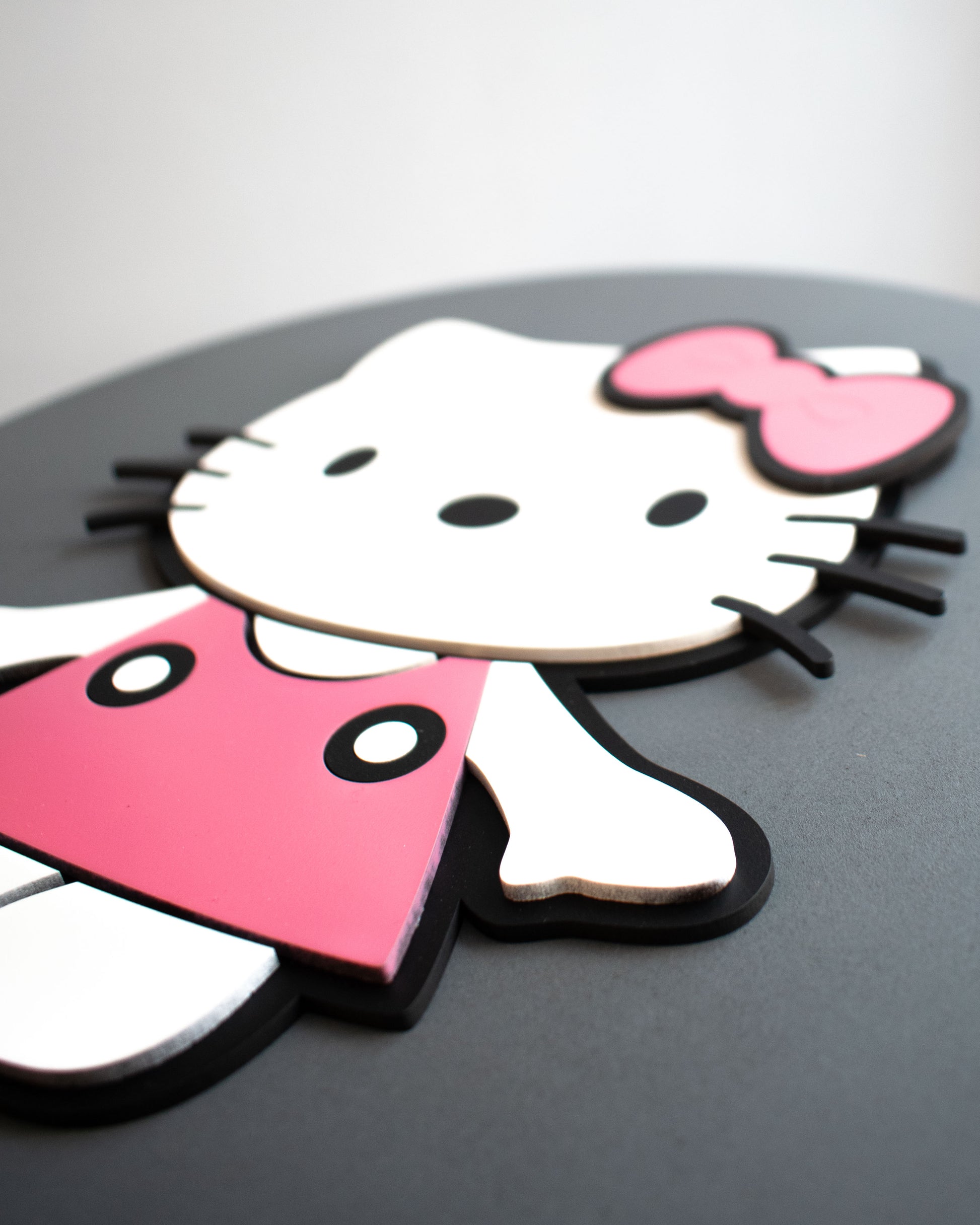 Cuadro Personalizado de Hello Kitty en MDF 3