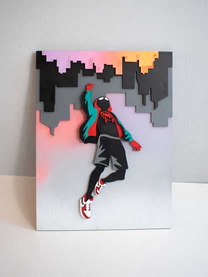 Cuadro Personalizado de Spiderman Miles Morales