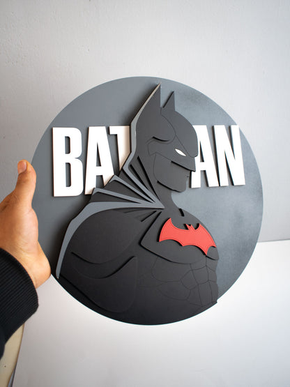 Cuadro Personalizado de The Batman en MDF 