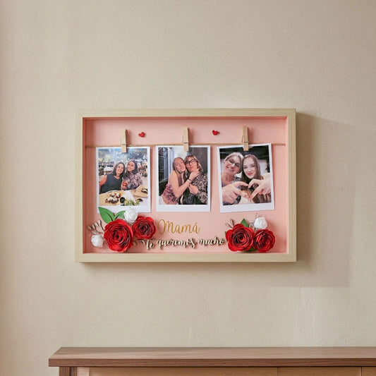Cuadro personalizado para mamá con Rosas