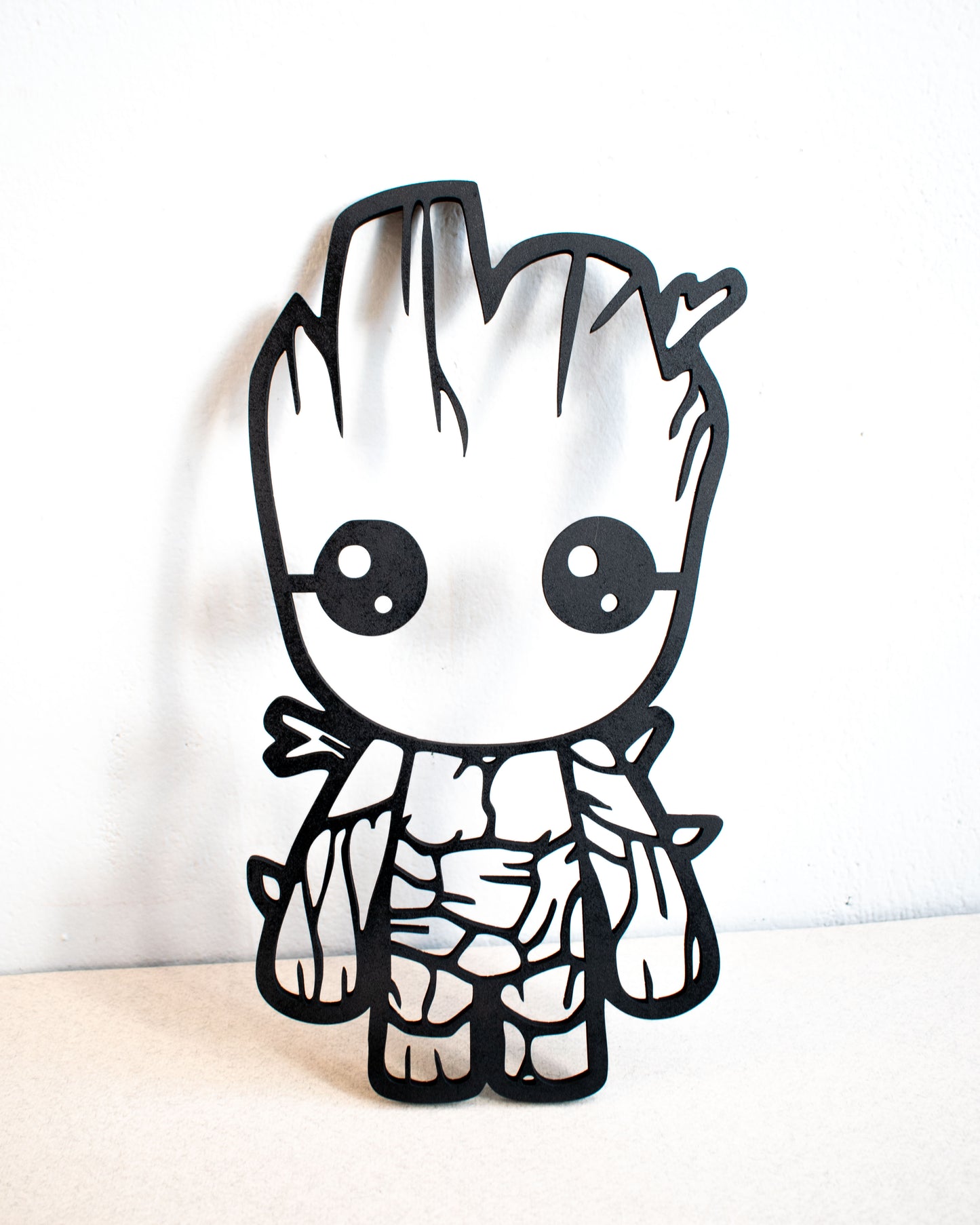 Decoración "I’m Groot" en MDF Negro – Estilo Único para tus Espacios