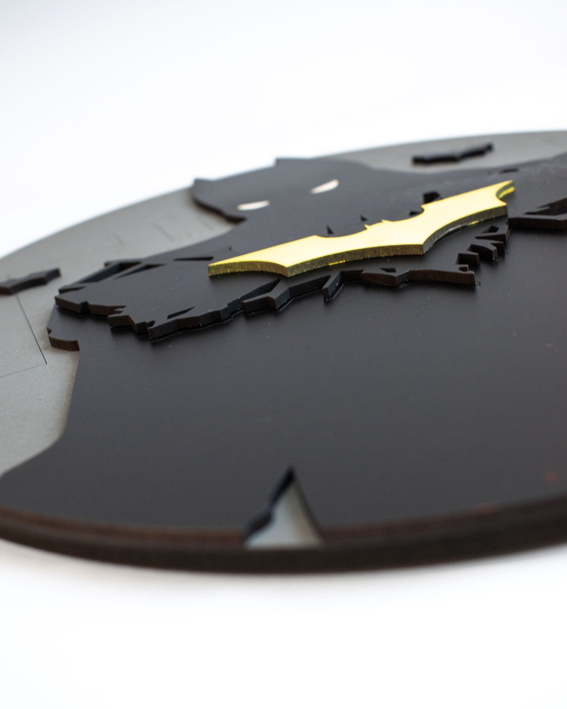 Decoración Circular de Batman en MDF 3