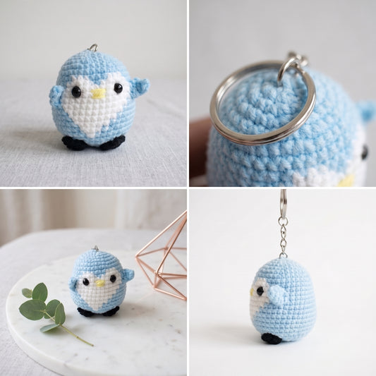Llavero especial para pareja Pinguino
