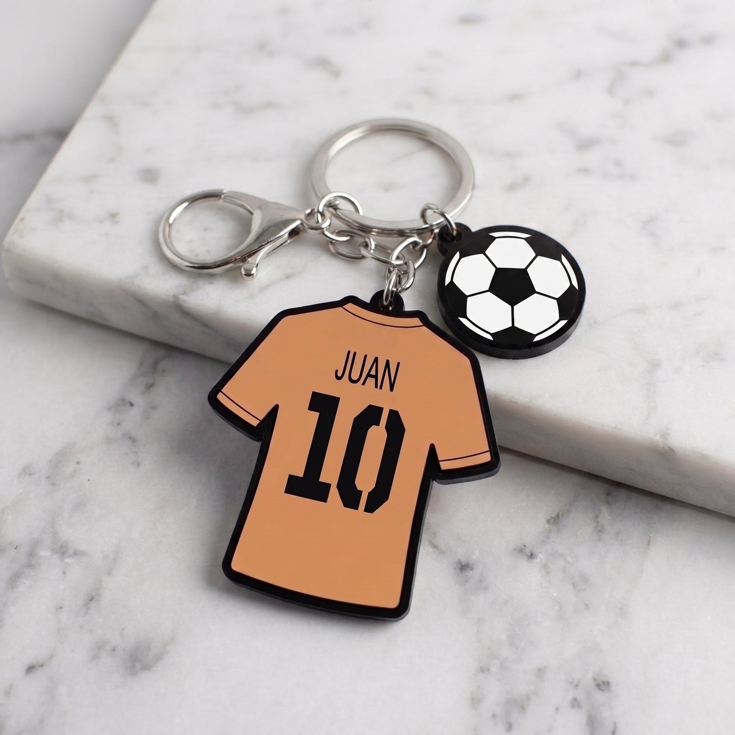 Llavero personalizado tipo camiseta