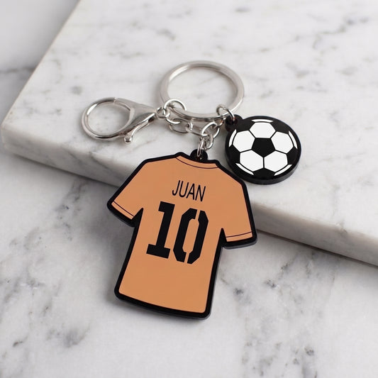 Llavero personalizado tipo camiseta