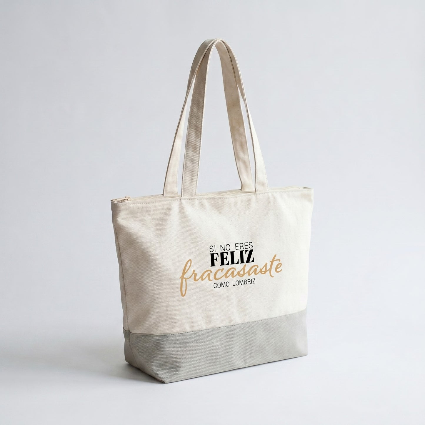 Totebag Alpino Si no eres feliz fracasaste