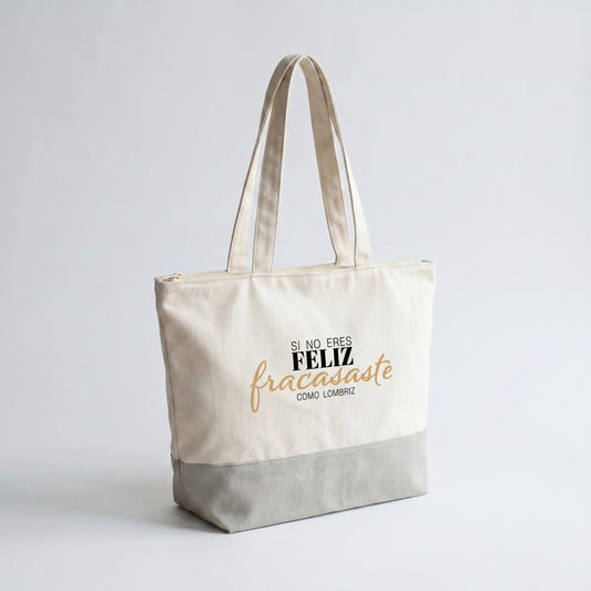 Totebag Alpino Si no eres feliz fracasaste