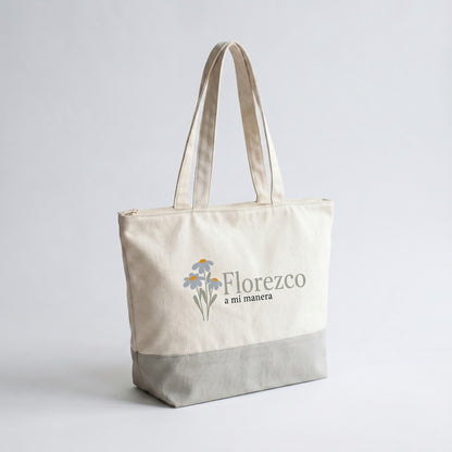 Totebag Alpino Florezco a mi manera