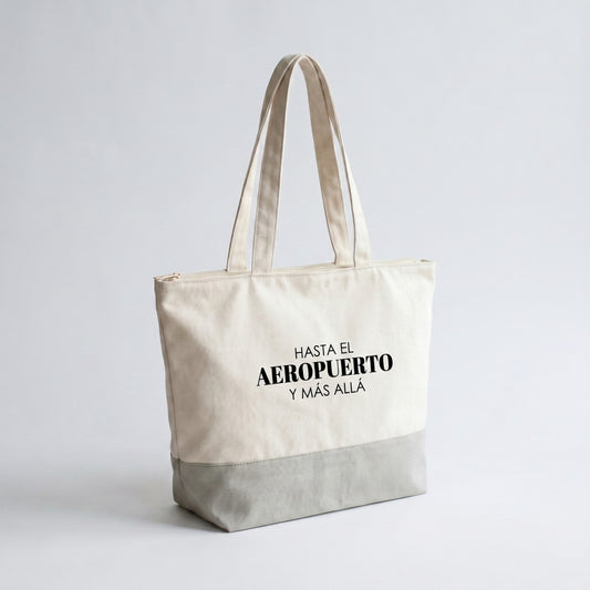 Totebag Alpino Hasta el aeropuerto y mas allá
