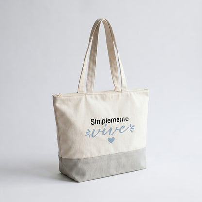 Totebag Alpino Simplemente vive