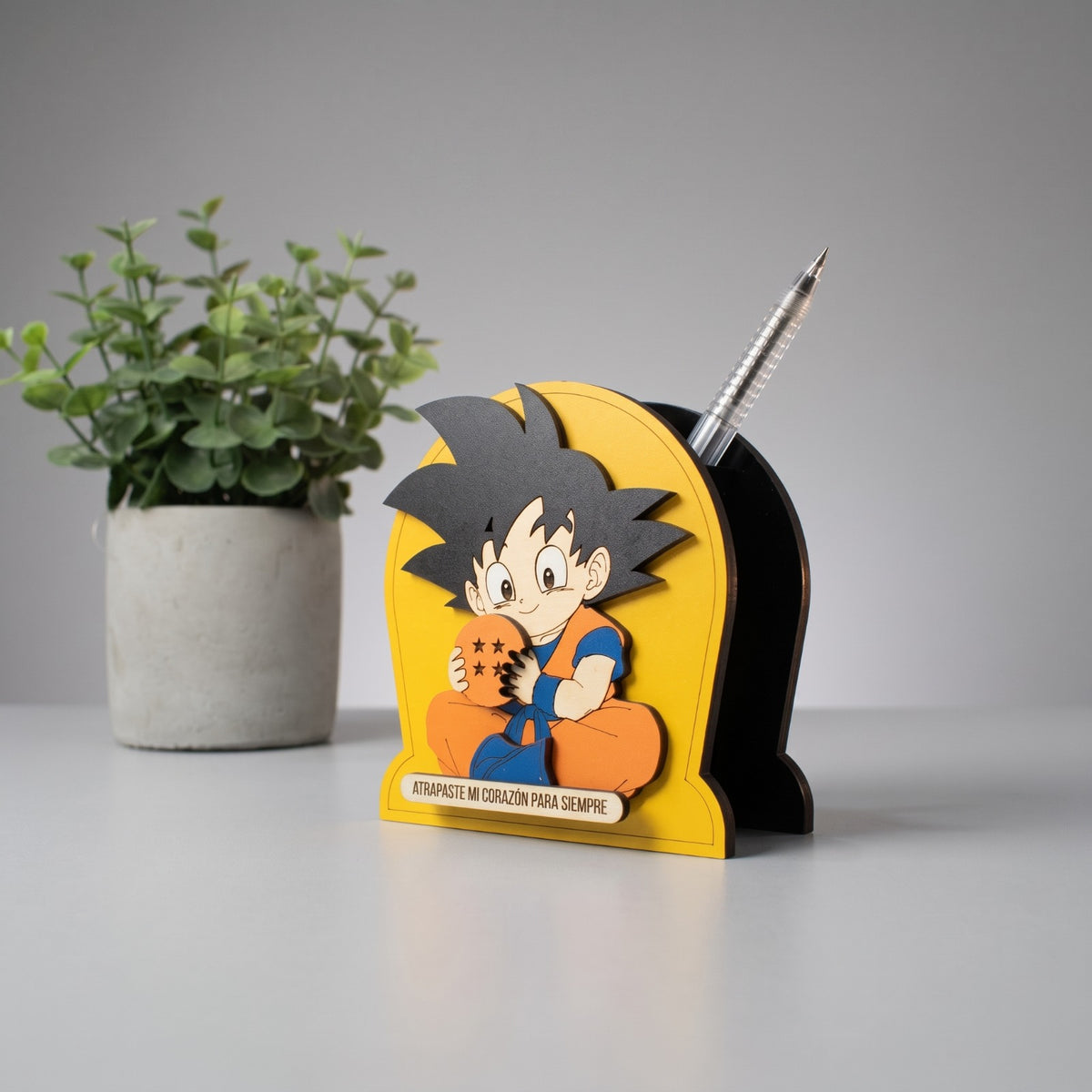 Porta lapicero 3D Goku