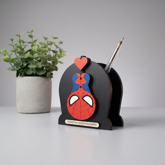Porta lapicero 3D spiderman