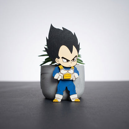 Pack de 4 Imanes 3D Goku Niño y Esfera del Dragón en Madera MDF