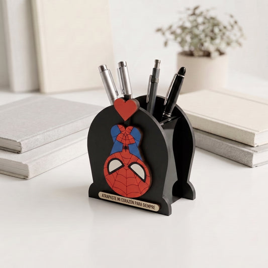 Porta lapicero 3D spiderman