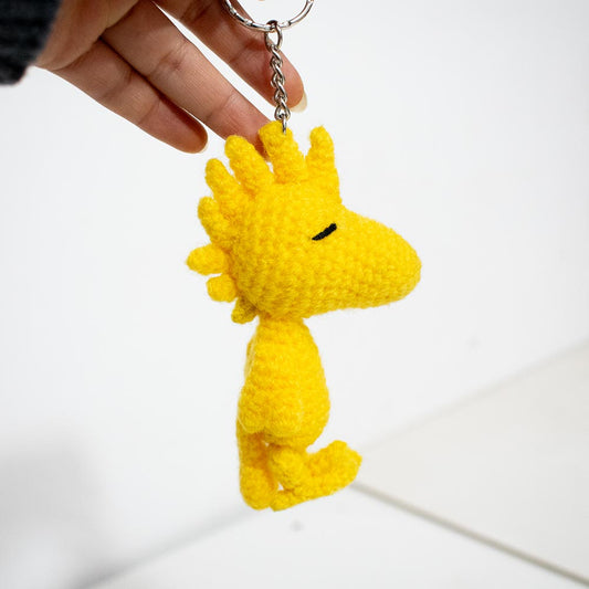 Woodstock tejido a mano amigurumi