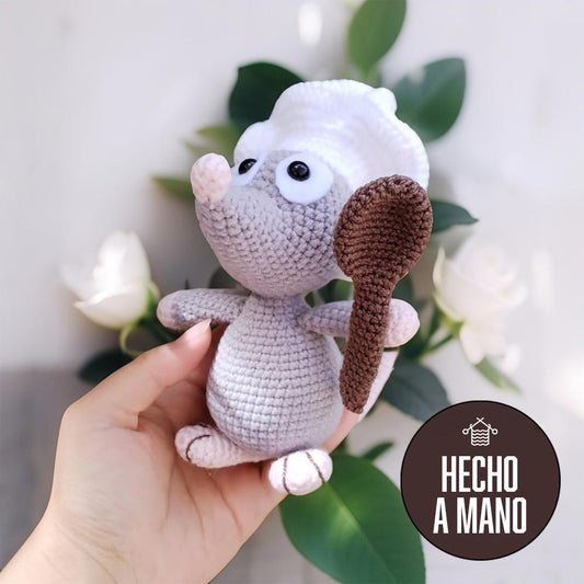 Amigurumi tejido a mano Ratatouille