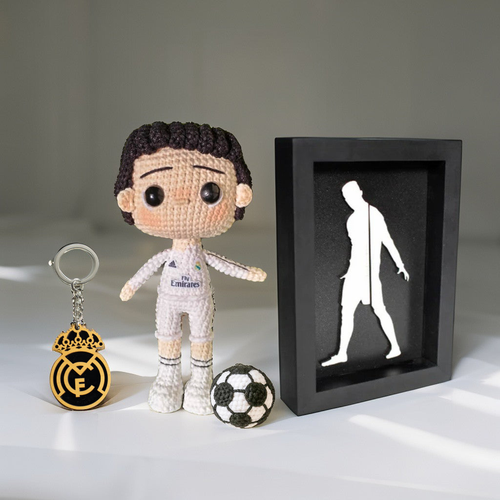 Amigurumi tejido a mano pack fans de CR7