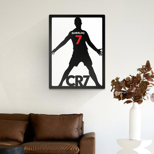 Cuadro de MDF de CR7 Cristiano Ronaldo en Relieve