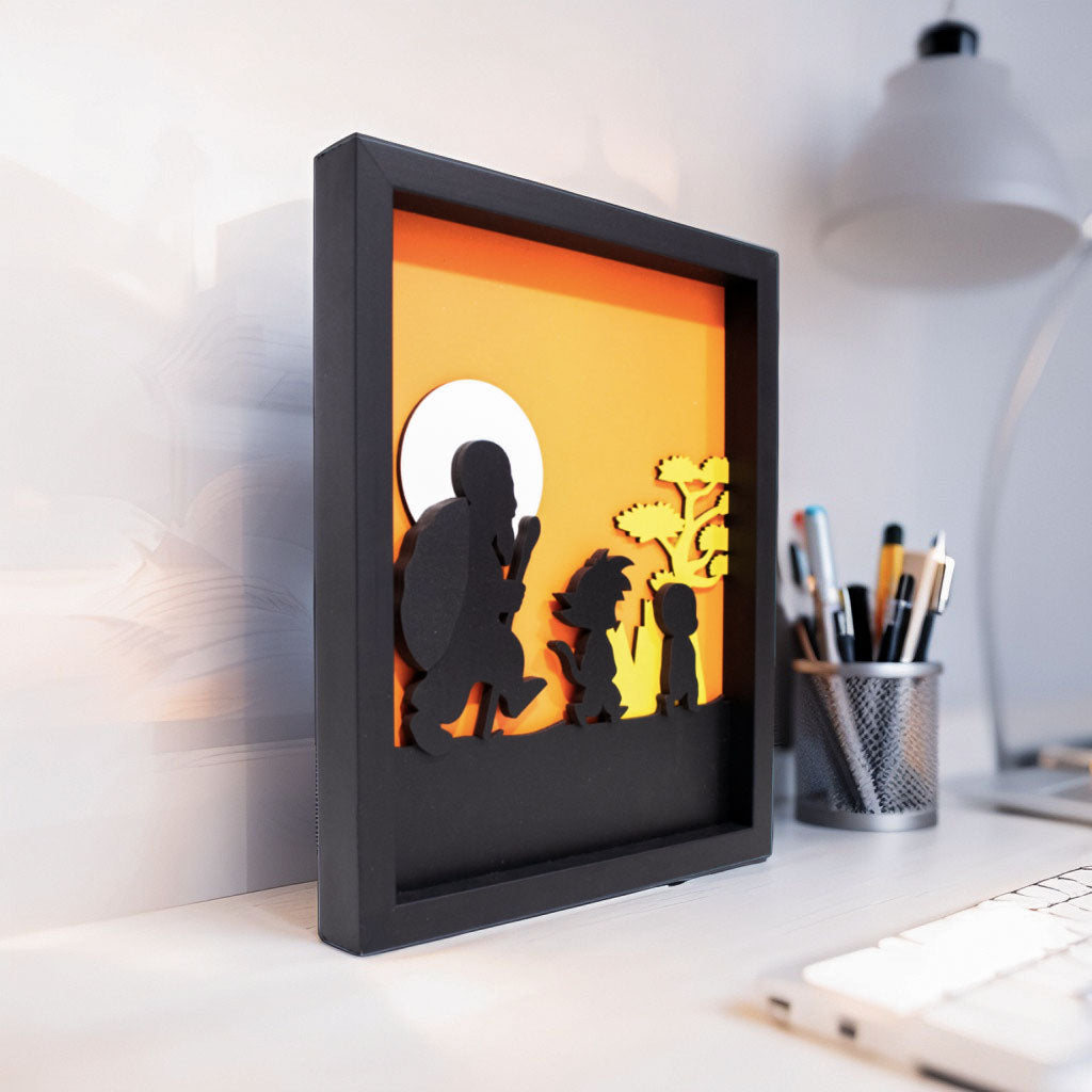 Cuadro 3D Personalizado "El Camino del Aprendiz" 20x25cm