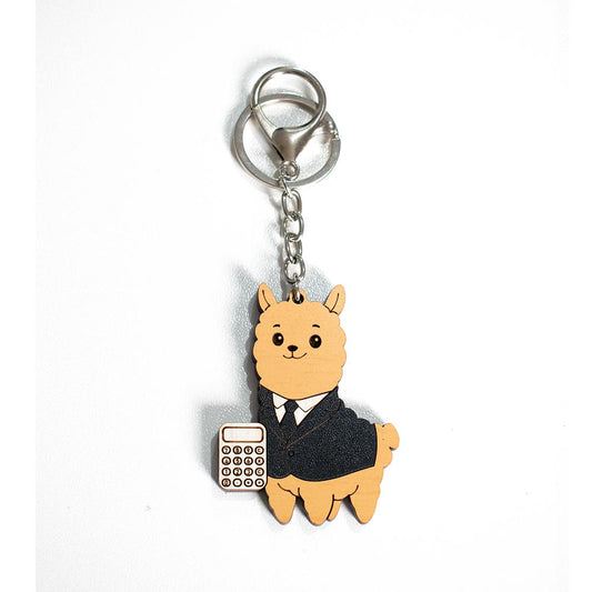 Llavero Alpino con figura de Alpaca - Alpino Contador