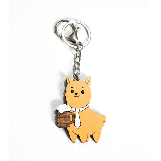 Llaveros Alpino con figura de Alpaca - Alpino Chelero