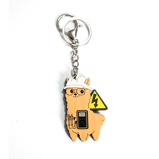 Llavero Alpino con figura de Alpaca - Alpino Electrico
