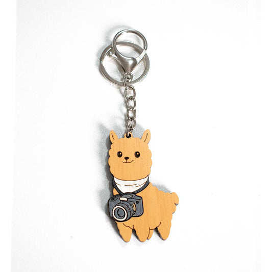 Llavero Alpino con figura de Alpaca - Alpino Fotógrafo