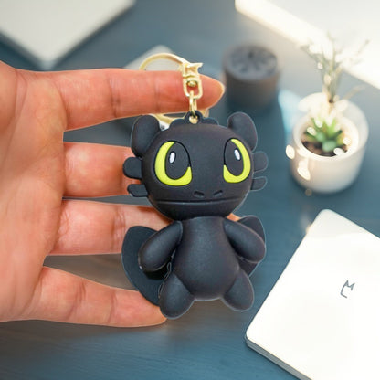 Llavero de Goma Chimuelo negro