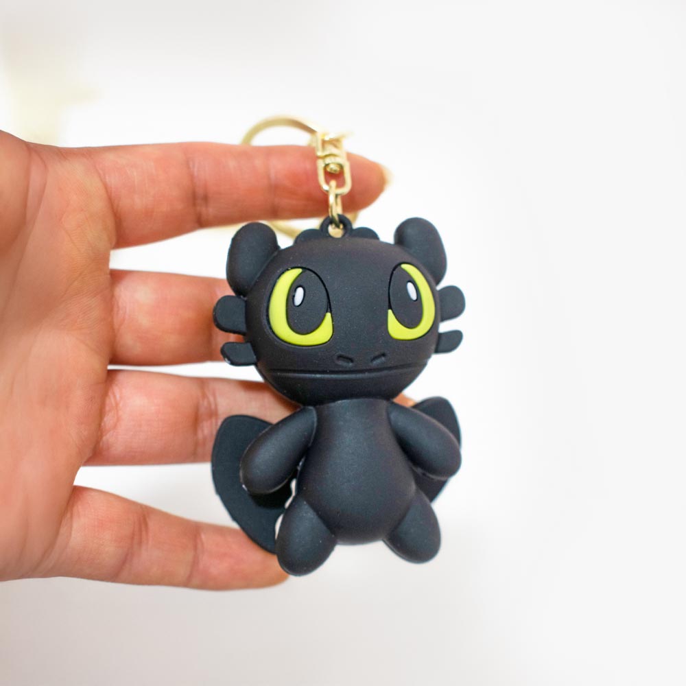 Llavero de Goma Chimuelo negro