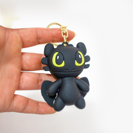 Llavero de Goma Chimuelo negro